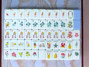 American Luxury <b>Mahjong</b> <b>Set</b> Acrylic New Pattern Custom-engraved 4-layer <b>Mahjong</b> Tiles for Entertainment - Product Image 6