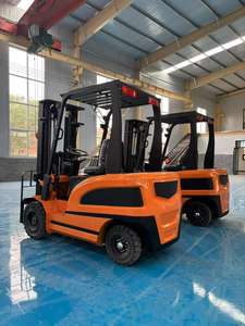 Expédition rapide Heavy Duty Chariot élévateur 5 tonnes Hauteur de levage 3m Chariot élévateur tout terrain Conteneur Chariot élévateur électrique à vendre - Product Image 5