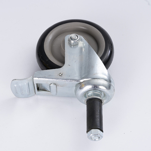 Universelle Industrielle Lenkrollen aus Polyurethan (PU) mit 3, 4, 5 Zoll Durchmesser, Mittelschwere Handgeschobene Steckplatten-Räder für Fahrzeuge - Product Image 3