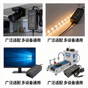 <b>12V</b> 6A Power <b>Adapter</b> DC Output 1M Cable US Plug Desktop LED Strip Camera Supply - Product Image 2