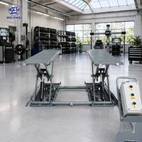 Elevador de Tijera Móvil de 3.5T para Autos, de Alta Resistencia, Elevador Hidráulico para Servicio de Neumáticos, con Certificación CE