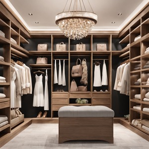 Armario de Villa Personalizable de Lujo con Estándar Cinco Estrellas, Juego de Muebles Modernos para Dormitorio, Piedra Ecológica, Garantía Completa de 5 Años - Product Image 1