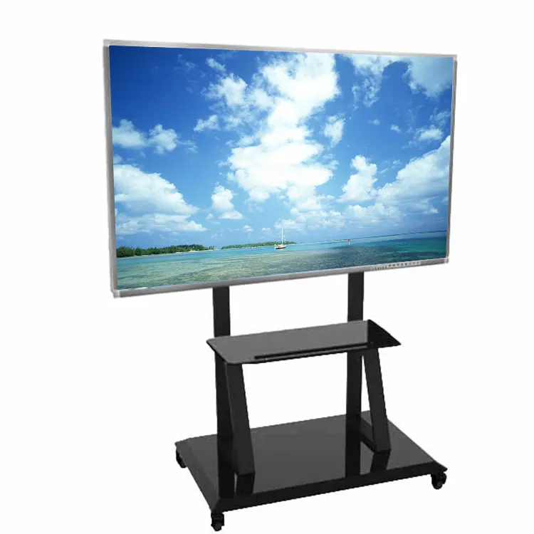 Pantalla táctil 4K de doble sistema de 55/65/75/85/86/98/100 pulgadas, Panel LCD plano interactivo, pizarra blanca interactiva, tablero inteligente para la escuela