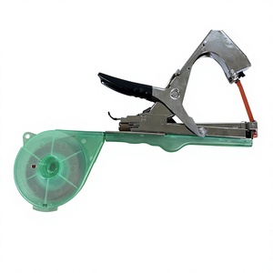 SONO NJ99 Agrafeuse de jardin manuelle en acier avec poignée en plastique vert, outil durable pour le bricolage - Product Image 1