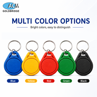 Grosir Pabrik Gantungan Kunci Keyfob RFID 125khz 13.56mhz Tanpa Kontak Dapat Ditulis Ulang Smart Keyfob