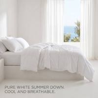 Edredón de Plumón de Pato Blanco 50% para Verano, Ligero y Fresco, Juego de Ropa de Cama de Lujo, Suministro del Fabricante