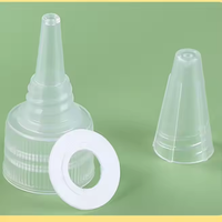 Vente en gros 10ml 20ml 30ml 50ml 100ml Bouteille de colle translucide à pointe pressable Bouteille d'huile de grêle en plastique avec bouchon de distribution ouvert par torsion