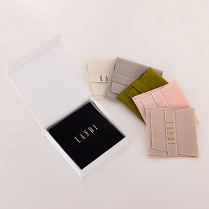ซองกำมะหยี่พิมพ์ลายตามสั่ง สีชมพู สำหรับใส่เครื่องประดับ ถุงกำมะหยี่สีตามสั่ง บรรจุภัณฑ์เครื่องประดับ - Product Image 3