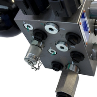 Bloc de vanne d'alimentation hydraulique haute pression 350 bars avec filtre et accumulateur intégrés pour un contrôle précis du pilote