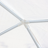 Tente à auvent monocouche en acier assemblable, toile PE imperméable, grand abri pour voitures et événements, réceptions en plein air