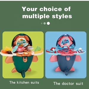 Itl Medical finte Play <span class=keywords><strong>Set</strong></span> per bambini, valigia di plastica per aeroplani e giocattoli medici, gioca a casa per ragazzi e ragazze, divertimento per bambini in età prescolare - Product Image 3