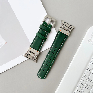 Correa de Reloj de Cuero Genuino para Apple Watch, Compatible con Apple Watch 38mm 40mm 42mm 44mm 45mm 49mm, Accesorios para Relojes Inteligentes - Product Image 6