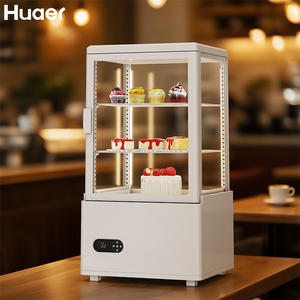Exhibición de Apertura frontal Vitrina de pasteles refrigerada Mostrador Enfriador Pastelería Vitrina de pastelería Pastel Usado Pantalla Nevera - Product Image 1