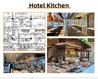 Solution tout-en-un, équipement de cuisine en acier inoxydable, gaz/électricité, pour hôtel, banquet, cafétéria, restaurant, fournitures de restauration