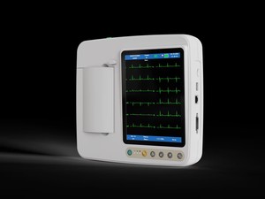 Equipo de ECG de Diagnóstico Portátil Eléctrico de 12 Derivaciones y 6 Canales con Pantalla de 7 Pulgadas para Uso Hospitalario, Clínico y Veterinario - Product Image 3