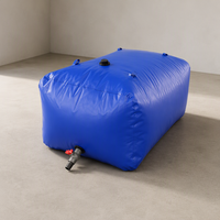 Réservoir d'eau pliable en bâche PVC TPU 1000D, poche souple pour l'irrigation agricole et la récupération d'eau de pluie, 5000L/heure