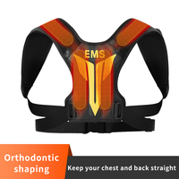 Correcteur de posture EMS à impulsions pour le dos et la nuque, masseur électrique pour les trapèzes et les muscles