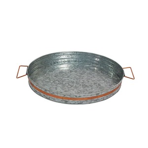 Bandeja de Metal de Hierro de Primera Calidad con Asas, Bandeja Multiusos para Servir y Almacenar, para Decoración del Hogar, Disponible al Mejor Precio - Product Image 4