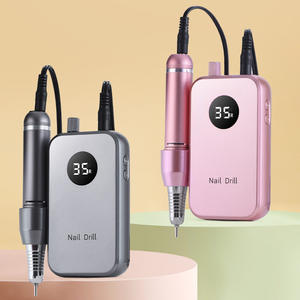 <span class=keywords><strong>DF</strong></span>-110 Rose, Lima de Uñas Eléctrica Profesional Inalámbrica Recargable de 35000 RPM, Máquina Portátil para Manicura - Product Image 5