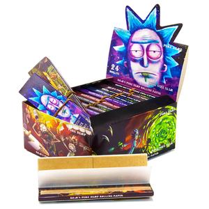 A Custom Stock Dollar Pattern Rick And Morty Pink Pre Rolled Cones Cdb Material Cones Rolling Paper Box Package
