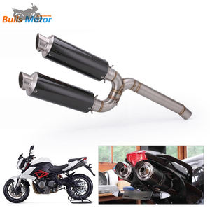 Pour YAMAHA FZ6N <span class=keywords><strong>FZ6</strong></span> FZ6S Échappement Moyen Lien Tuyau <span class=keywords><strong>Moto</strong></span> Modifié Système D'échappement 2004-2009 <span class=keywords><strong>Moto</strong></span> Escapes Sport Vélo Slip On - Product Image 5