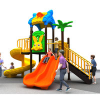 Parc d'attractions Juegos Para Ninos Jeux amusants pour enfants Glissades d'aire de jeux en plastique commerciales d'extérieur