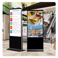 Quiosco de pie Android Video LCD Reproductor de publicidad Tótem para interiores Señalización táctil digital TFT LCD Señalización digital vertical