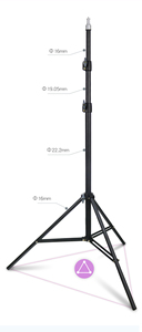 Xintan 160cm nuevo soporte de trípode de vídeo de cámara portátil caliente soportes de luz ajustables 4 secciones trípode <span class=keywords><strong>Dslr</strong></span> desmontable soporte en vivo - Product Image 2