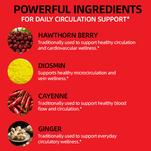   Complément alimentaire avec Aubépine, Chouette-fleurie, Marron d'Inde, Arginine, Diosmine, Soutien Circulatoire, Vente en Gros OEM - Product Image 5