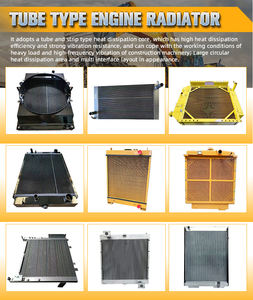 Suku cadang ekskavator harga pabrik untuk Komatsu CAT Hitachi Hyundai <span class=keywords><strong>Volvo</strong></span> Mitsubishi Radiator pendingin pendingin tangki air - Product Image 6
