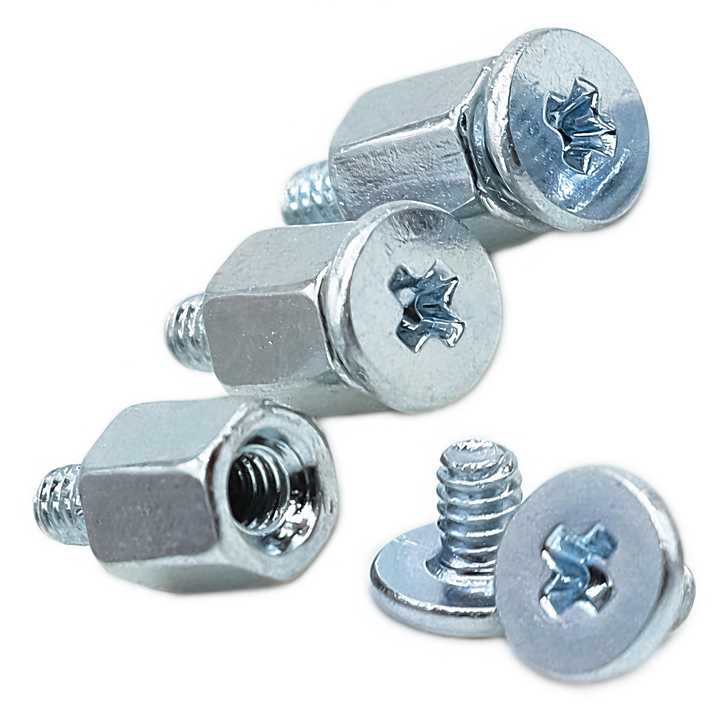 Jintai Stainless Steel Flat Head Slotted Mounting Screws With M4 Hex ...