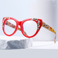 2024 PC yeux de chat cadre lentille claire unisexe Anti rayonnement lunettes bleu lumière bloquant lunettes personnalisées