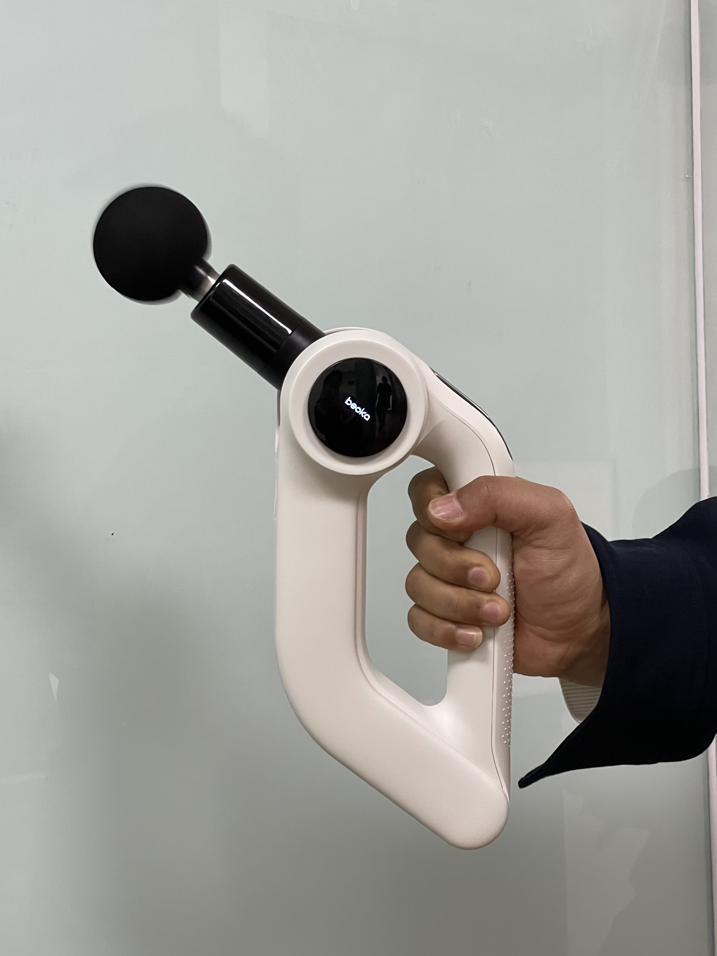 ORANGLES Beoka D5 PRO Deep Tissue Percussion Massage Gun | 12mm Amplitude, 22kg Stall Force, 8 Interchangeable Heads, Upgraded Extension Handle for Back Relief – Professional Muscle Recovery Device for Athletes & Home Use (Qatar) - elegant presentation - exhibiting components - Image 6 of 6 | ideal for home | Discount on Beoka D5 PRO Deep Tissue Percussion Massage Gun | 12mm Amplitude, 22kg Stall Force, 8 Interchangeable Heads, Upgraded Extension Handle for Back Relief – Professional Muscle Recovery Device for Athletes & Home Use (Qatar) Virginia | Free Shipping ORANGLES