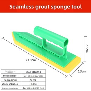 Espátula de espuma EVA engrosada para juntas de <span class=keywords><strong>mosaico</strong></span>, herramienta de alisado de masilla y tierra de diatomeas - Product Image 2