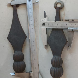 Embout <span class=keywords><strong>de</strong></span> pistolet <span class=keywords><strong>de</strong></span> marquage pour composants décoratifs en <span class=keywords><strong>fer</strong></span> forgé, pointe <span class=keywords><strong>de</strong></span> <span class=keywords><strong>lance</strong></span>, pour balcons, cours, clôtures, garde-corps et portails, style moderne, économique, naturel - Product Image 4