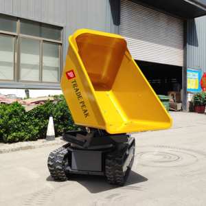 Briggs & Stratton <span class=keywords><strong>Pioneer</strong></span> Chargeur sur chenilles de 1.2 tonnes Mini camion à benne basculante en béton avec basculement hydraulique Rotation à 260 degrés - Product Image 4