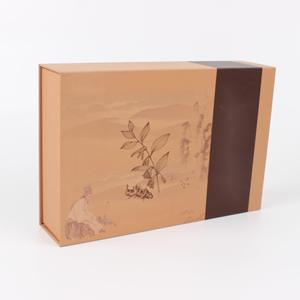 Manufacturer Wholesale Dry Fruit Gift Box Packing Box Food Flip Magnetic High-grade Gift Box