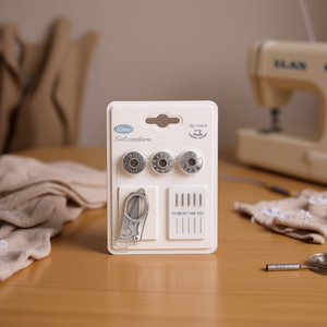 Set da Cucito Ilan con Bobine, Aghi e Forbici Pieghevoli 5 Pezzi per Uso con Macchina - Product Image 3