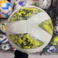 Ballon de football de haute qualité, thermocollé, taille 5, durable, pour adultes et jeunes, personnalisable.