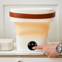 Petite machine à laver/sécher électrique intelligente tout-en-un pour la maison et l'extérieur, idéale pour les sous-vêtements, les chaussettes et les vêtements de bébé