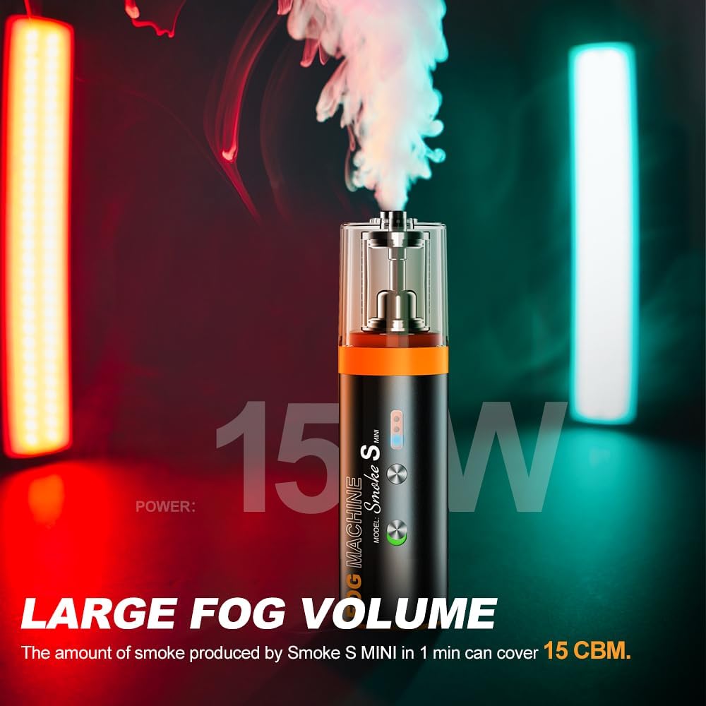 LENSGO Smoke S Mini All-in-One Handheld Fog Machine (15W)