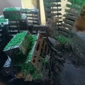 โมเดลฉาก 3 มิติ อาคารขนาดเล็กที่ได้รับความเสียหายจากสงคราม แบบกำหนดเอง สำหรับจัดแสดงตัวละครฮีโร่จากโรงงาน ใช้สำหรับภาพยนตร์และของเล่น งานอดิเรก - Product Image 6