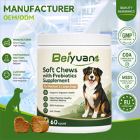 Friandises à mâcher probiotiques pour chiens à absorption rapide 3G/pc pour chiens de taille moyenne et grande - Santé digestive et soutien intestinal quotidien