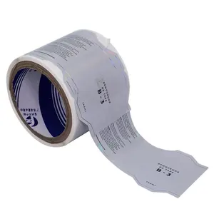 Самоклеящаяся Лазерная пленка-наклейка с индивидуальным принтом, голографическая защитная наклейка с логотипом, печать этикеток