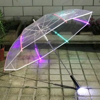 LS Lampe de poche imprimée éclairage led dôme à bulles lumière led transparente parapluie décoratif