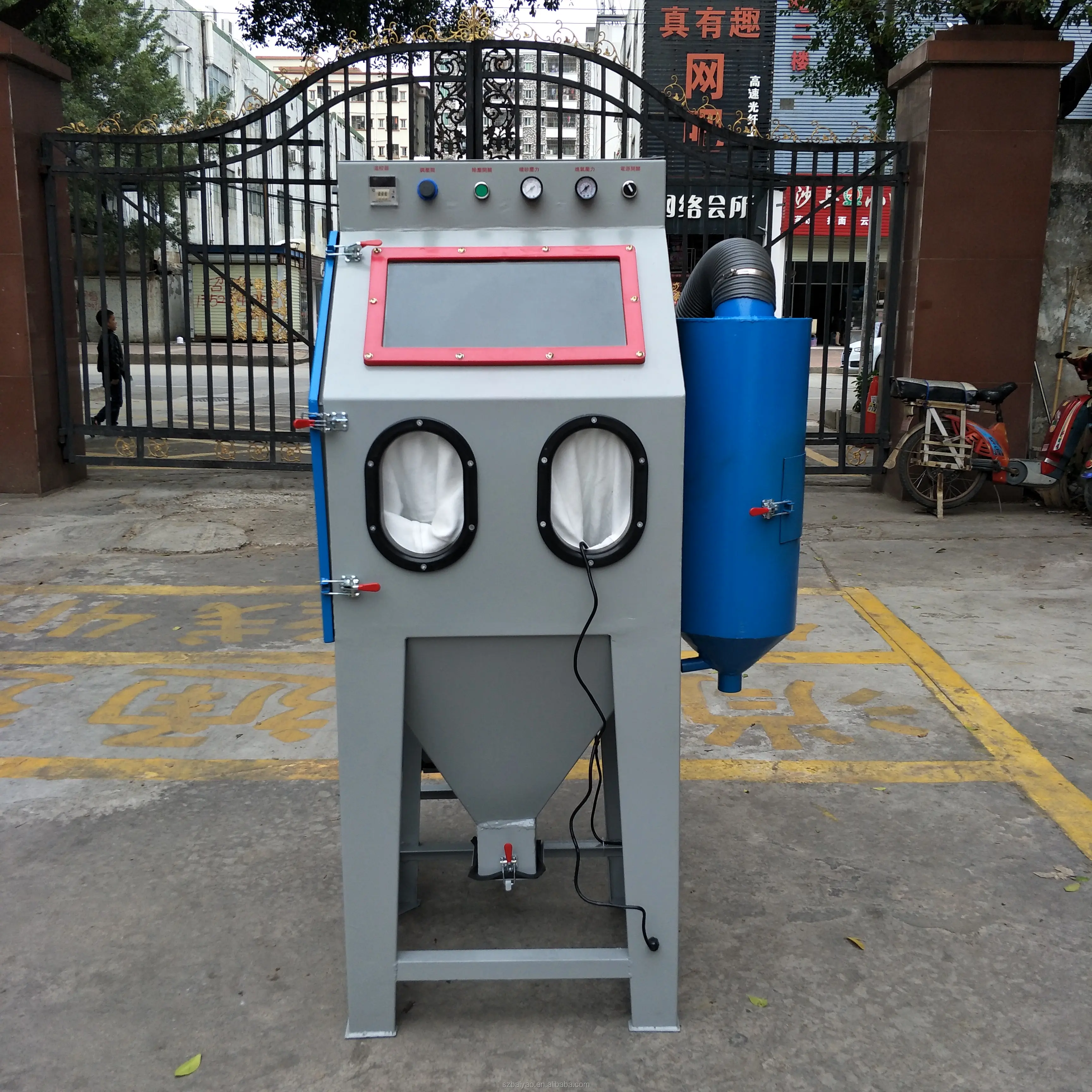 Mini Sandblasting Cabinet Sand Blasting Machine Rust Remover Sandblast Sandblater Film