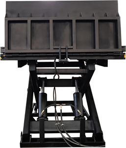 Plateforme élévatrice à ciseaux hydraulique fixe pour camion SJG - Certifiée CE 110V-480V Vitesse de levage 45s Construction en acier inoxydable - Product Image 5