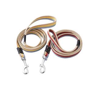 Cuerda para mascotas a rayas de 1,5 M de alta calidad con correa para perros encantadora de lona de 2M con gancho de Metal Arnés para perros directo de fábrica a la moda - Product Image 5