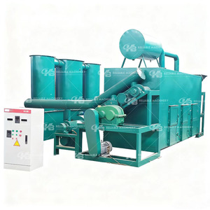 Four à carbonisation de grande capacité, biomasse, coques de riz, sciure de bois, avec moteur pour la fabrication de charbon à chicha - Product Image 3