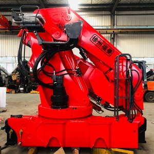 Grúa <span class=keywords><strong>Articulada</strong></span> Hidráulica FUMAN de 1~25T para Elevación de Equipos, Instalada en Camión - Product Image 6